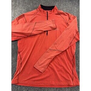 Gore Wear Womens Running Quarter Zip Pullover Jacket Red Size L